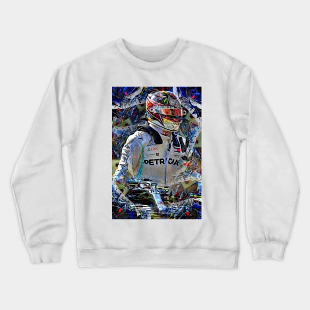 Lewis Hamilton 2019 Crewneck Sweatshirt by DeVerviers